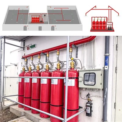 Požární systém Novec 1230 FK5112 Pro zařízení na výrobu energie na moři na platformě HFC227EA Systém pro potlačení požáru FM200